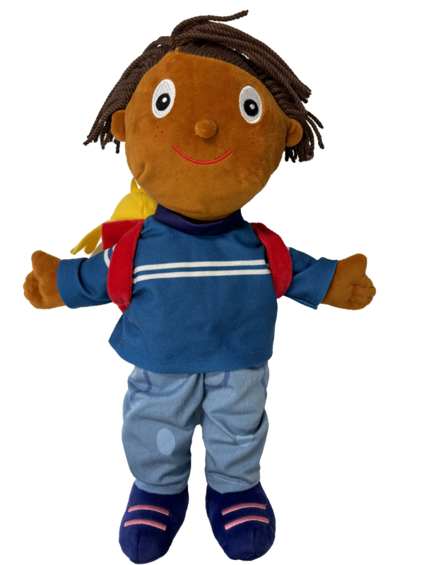 Front view of handpuppet Bonno